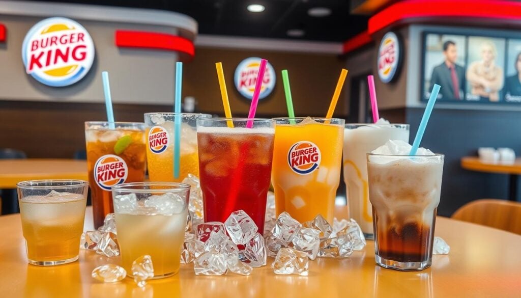 Burger King Beverages Selection