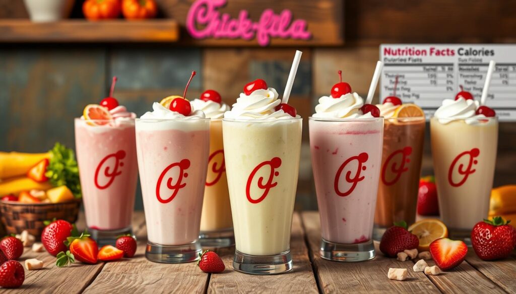 Chick-fil-A milkshake calories