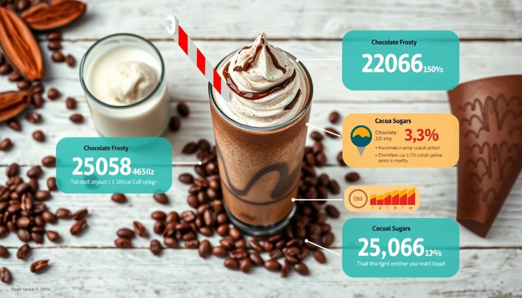 Chocolate Frosty Nutritional Info