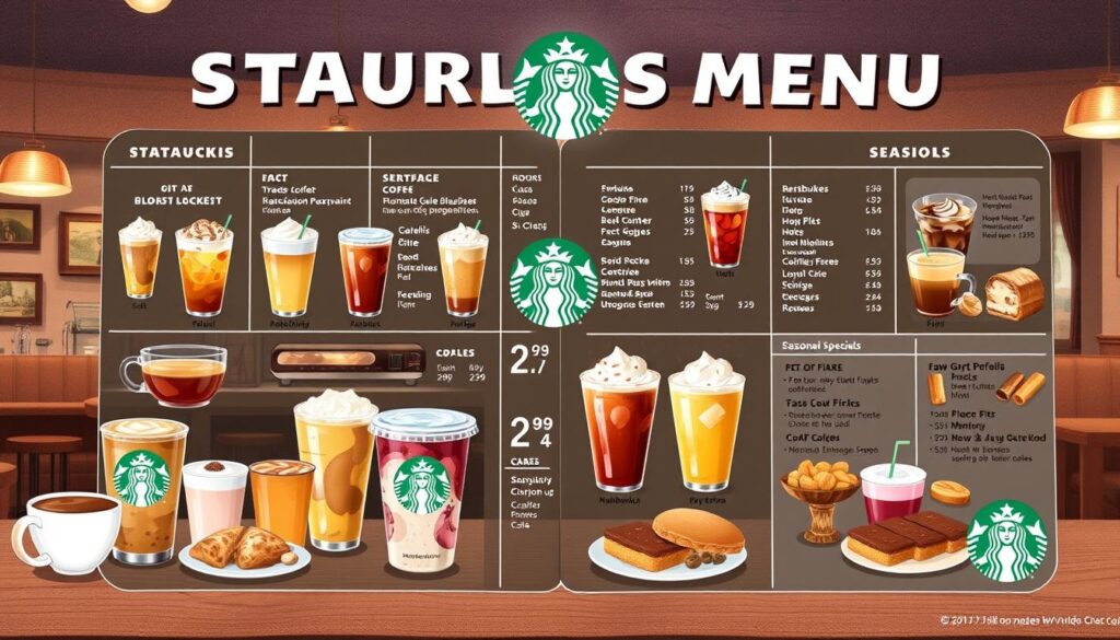 Complete Starbucks menu