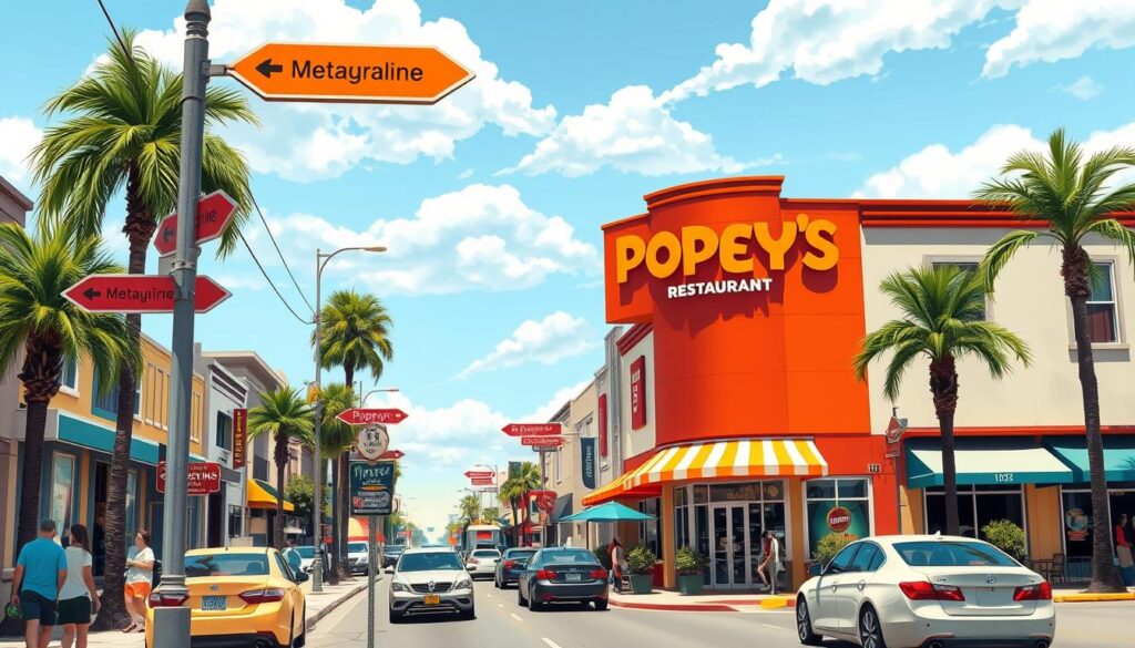 Directions to Popeyes Metairie