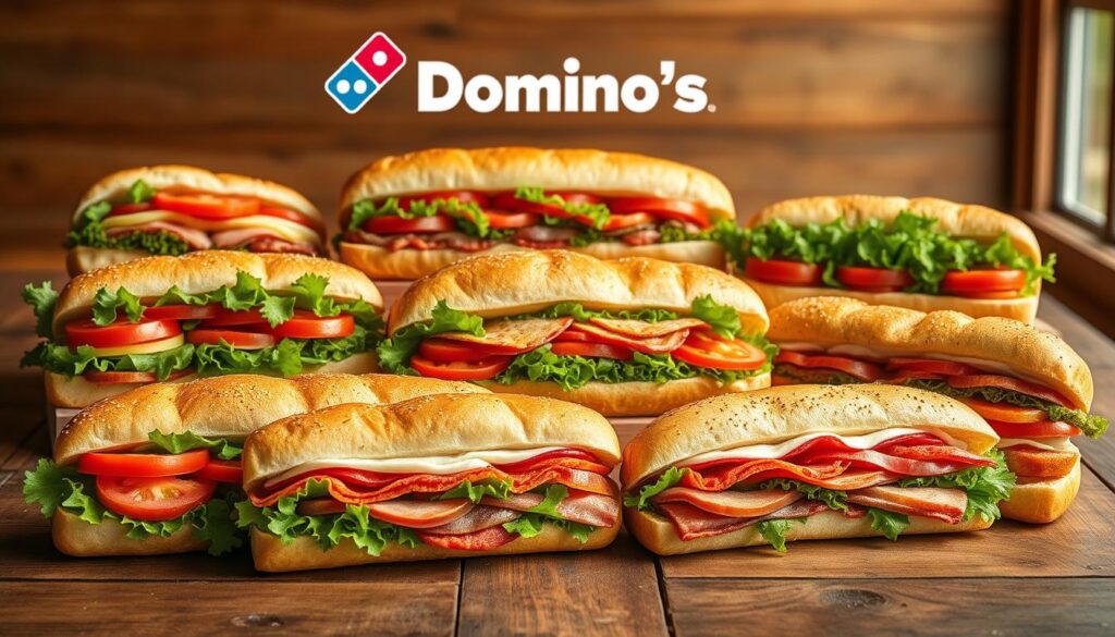 Domino's sandwiches