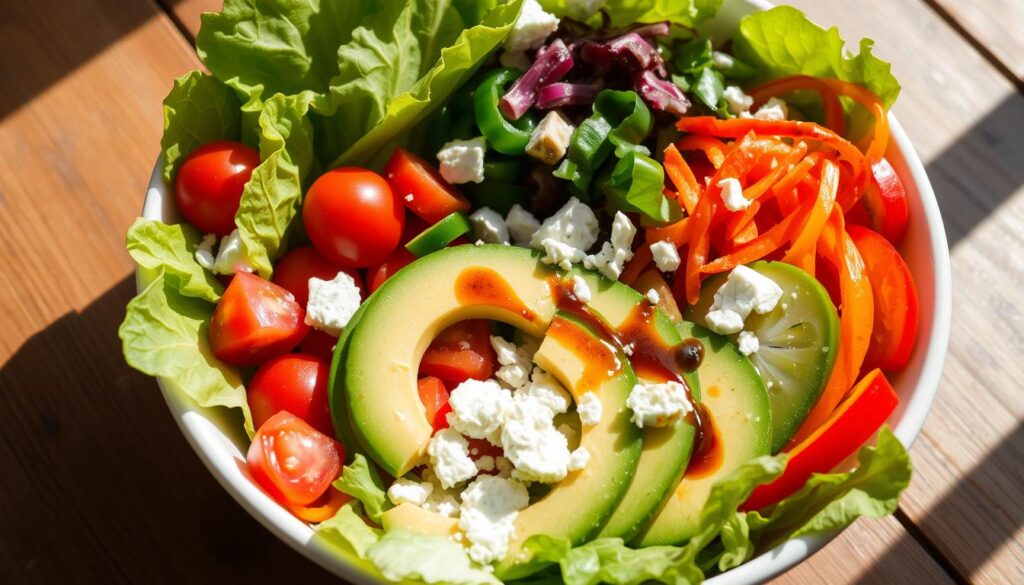 Fresh Ingredients in Red Robin Salads