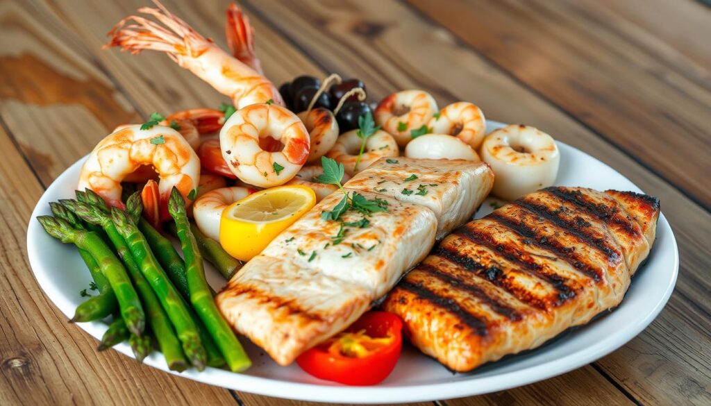 Grilled Seafood Entrees