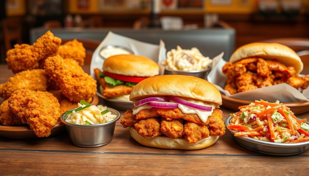 Main Dishes at Popeyes Lake Charles