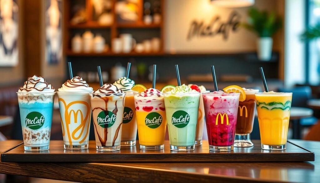 McDonald's McCafé menu