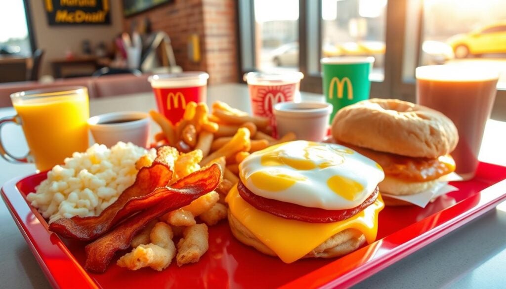 McDonald's breakfast menu