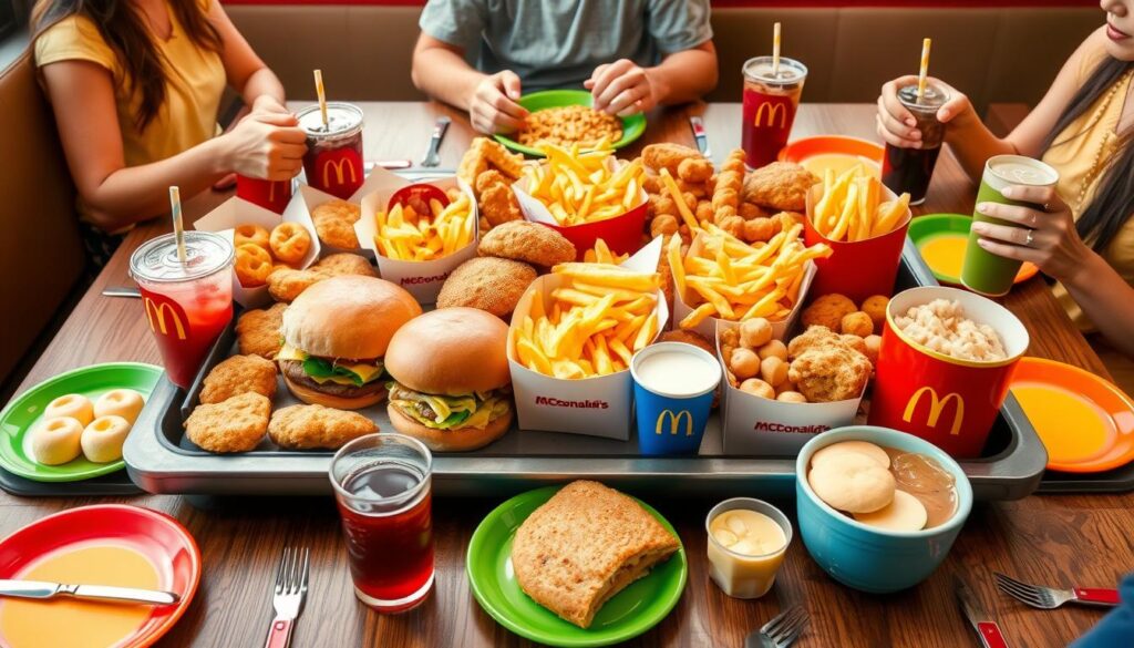 McDonald's family meal menu