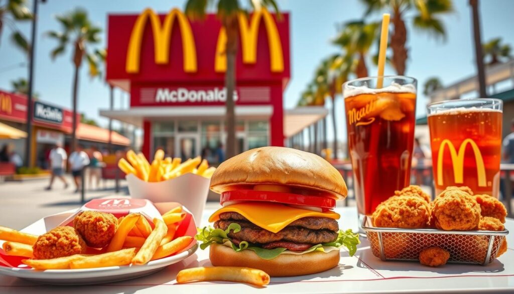 McDonald's lunch menu California