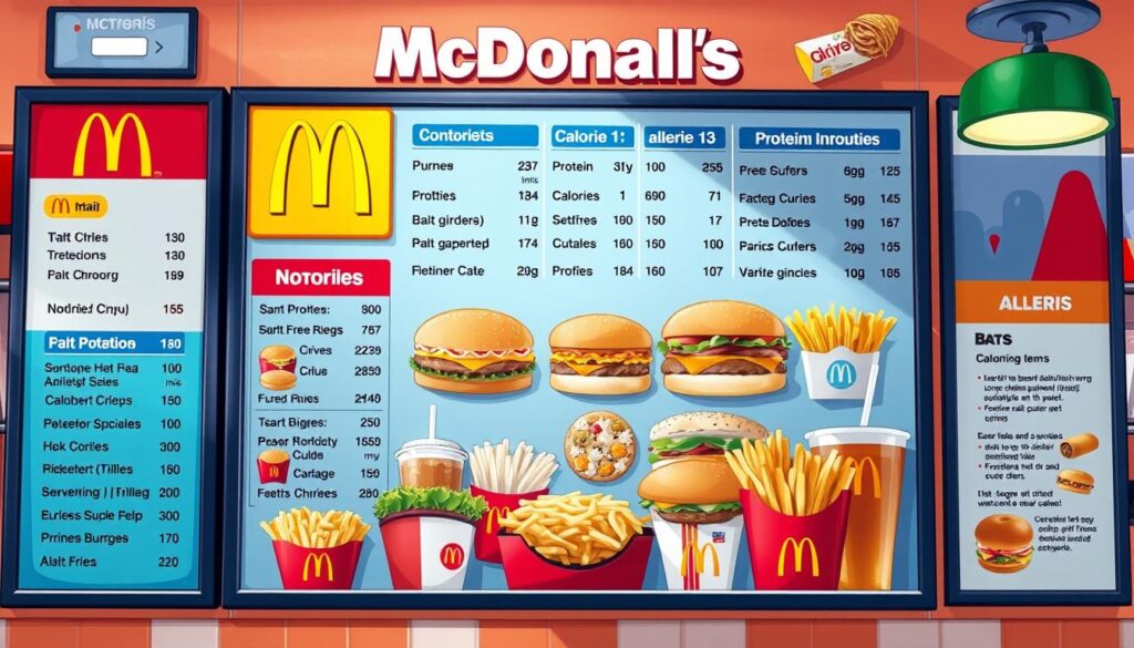 McDonald's menu nutritional info