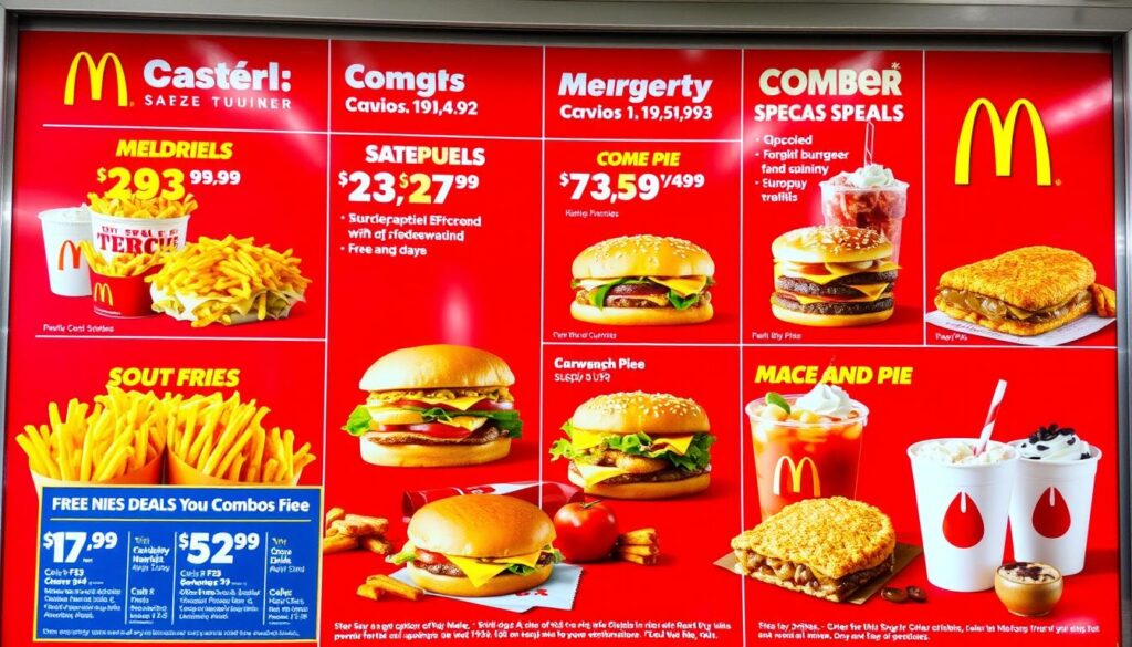 McDonald's menu specials