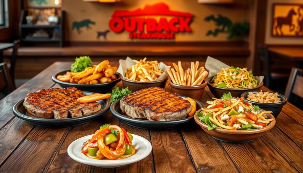 Outback Steakhouse menu