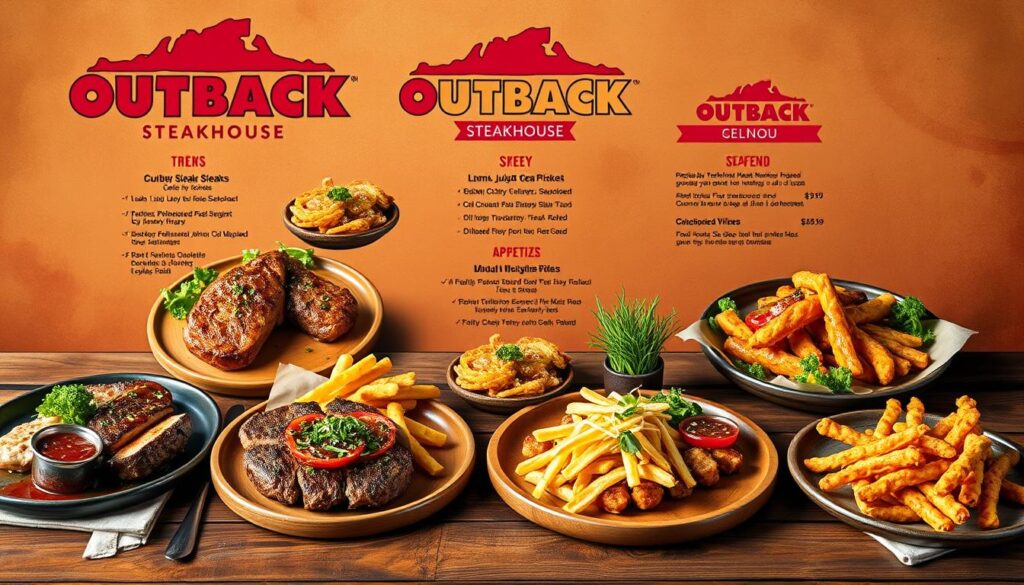 Outback menu