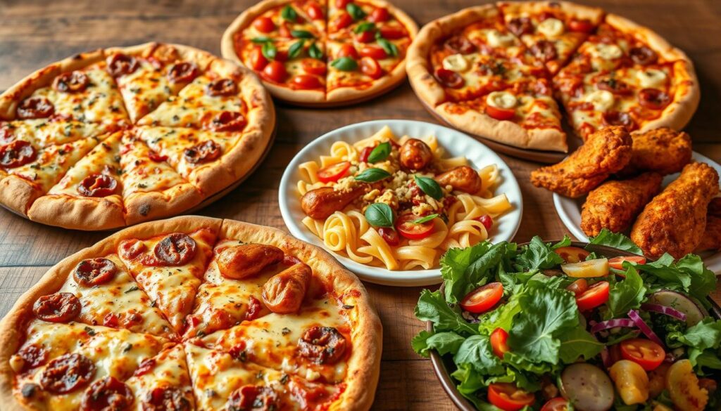 Pizza Hut favorites menu