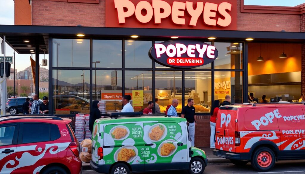 Popeyes Tucson delivery options