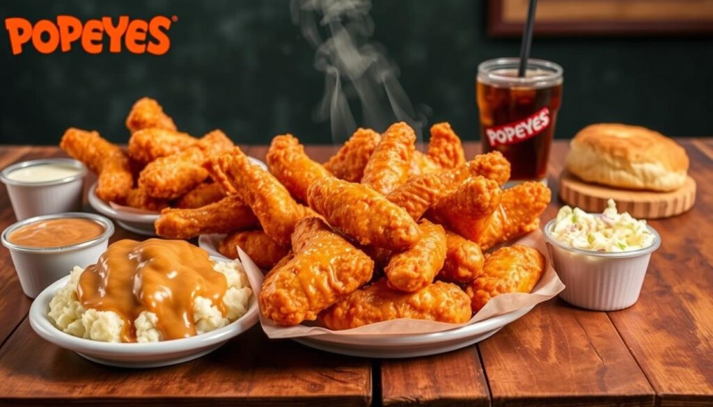 Popeyes Wings combo meals