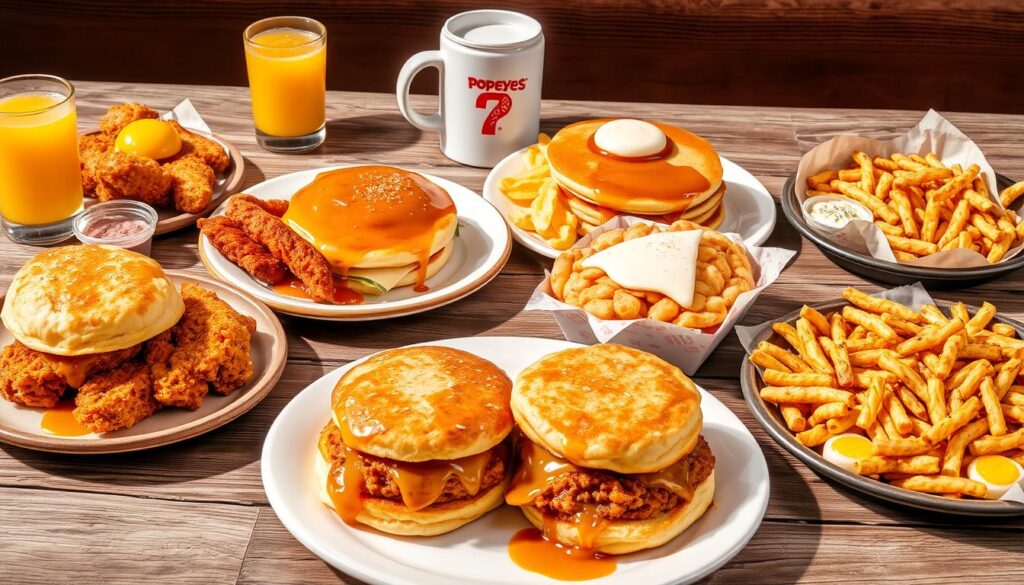 Popeyes breakfast combos