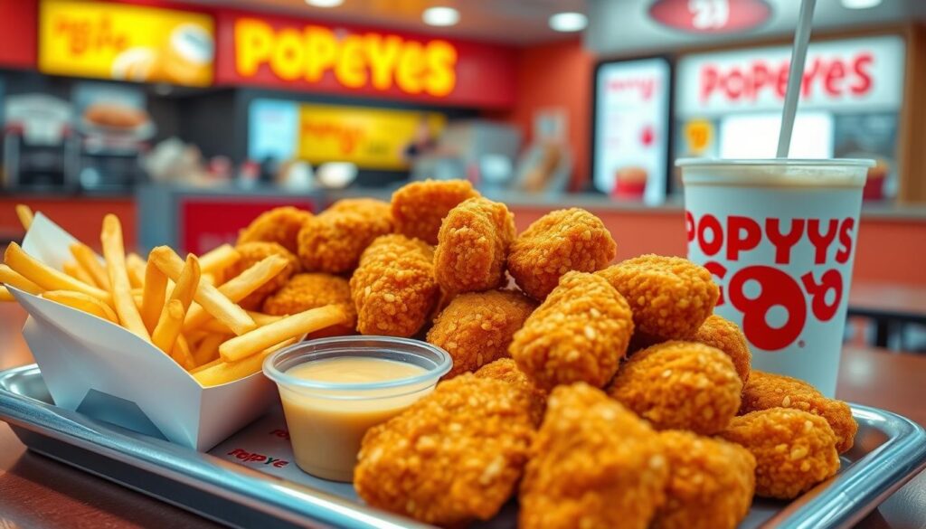 Popeyes chicken nuggets combo