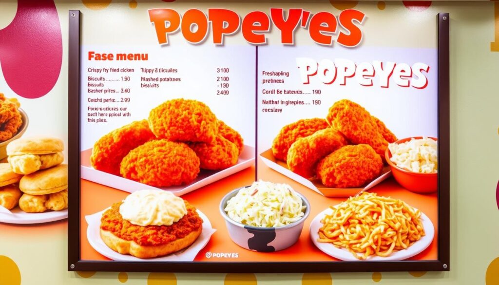 Popeyes menu promotions