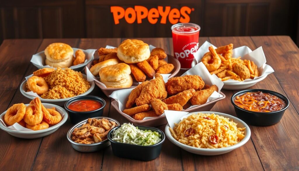 Popeyes menu specials