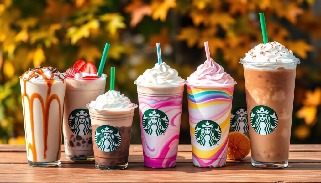 Popular Starbucks drinks