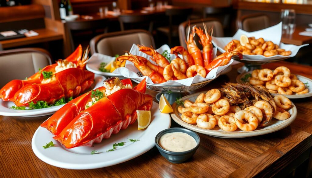 Red Lobster seafood menu