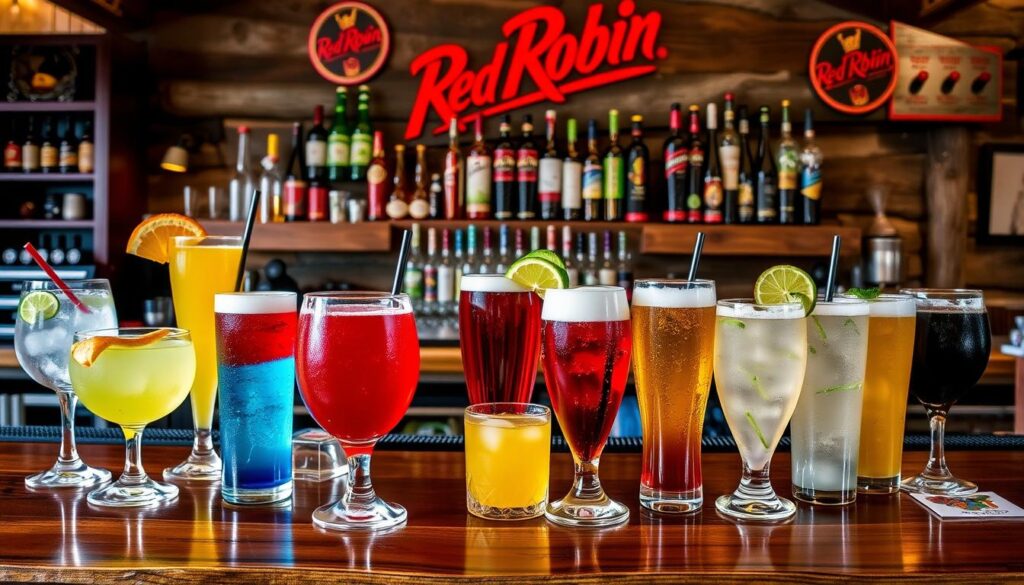 Red Robin Beverage Menu Prices