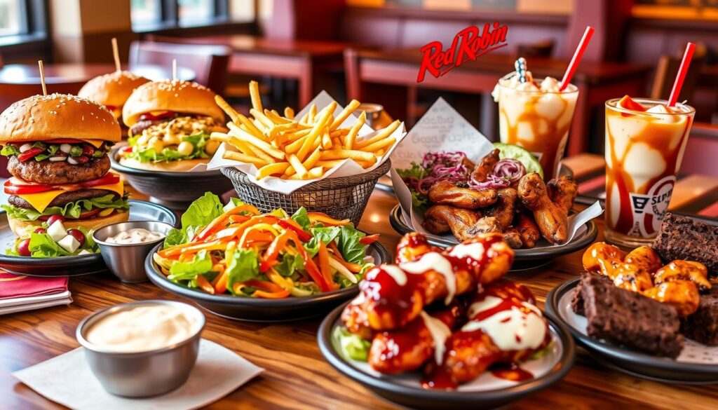 Red Robin catering menu items