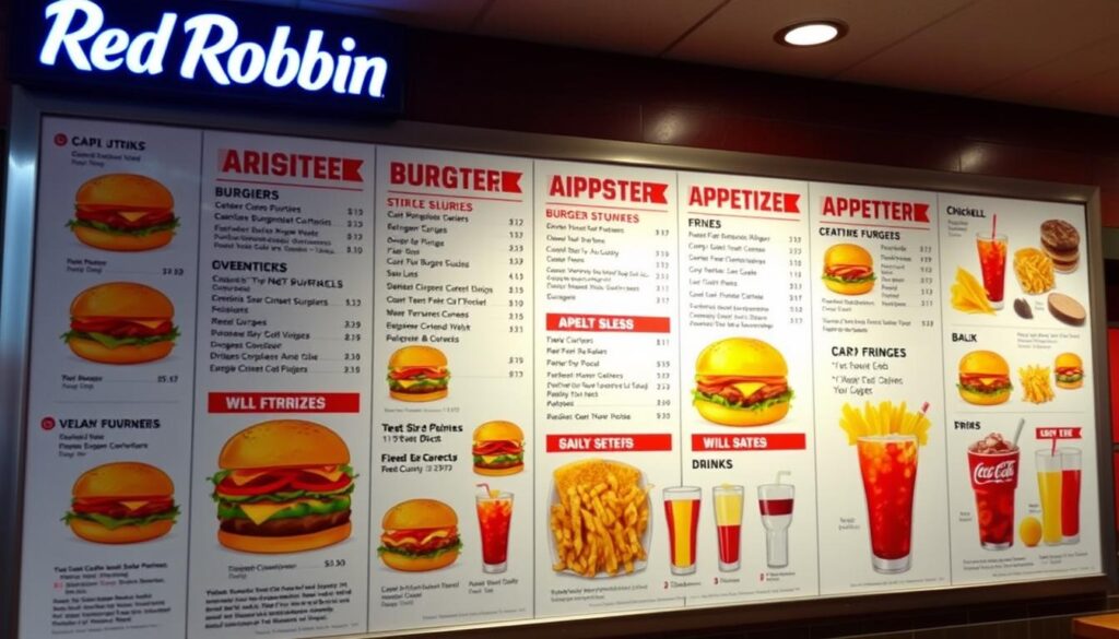 Red Robin menu prices list