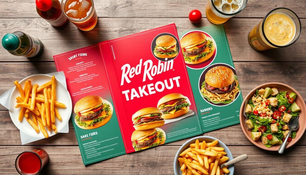 Red Robin restaurant menu