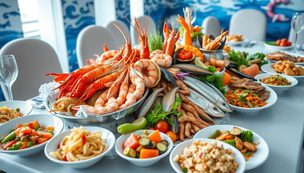 Seafood and Non-Seafood Options