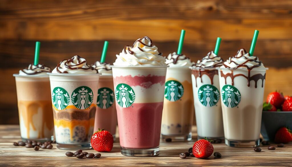 Starbucks Frappuccino menu