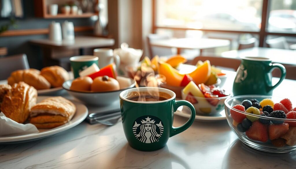 Starbucks breakfast menu