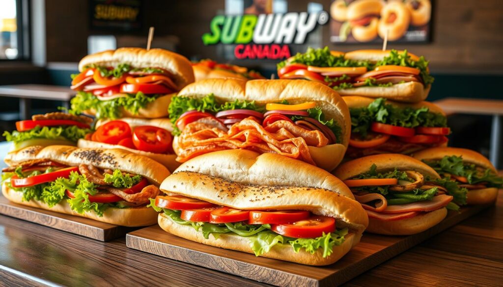 Subway Canada Recommended Subs