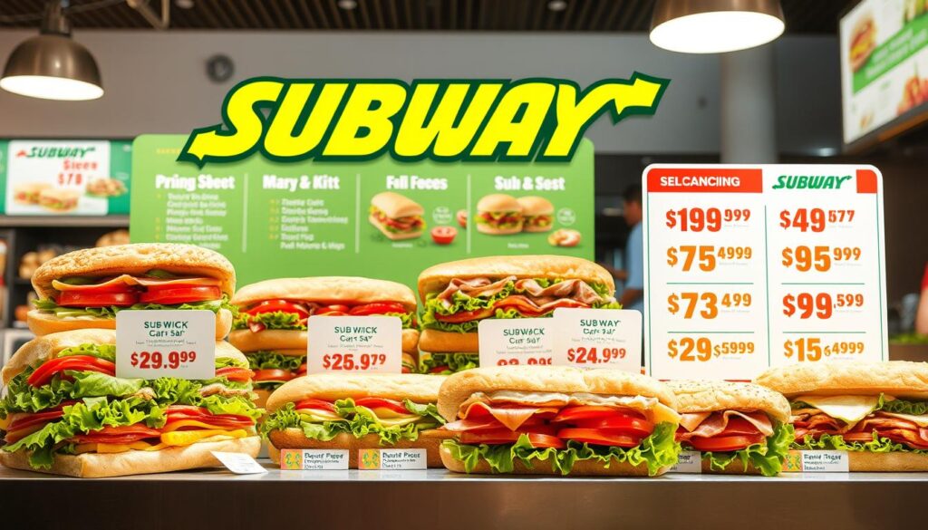 Subway Menu Today With Prices