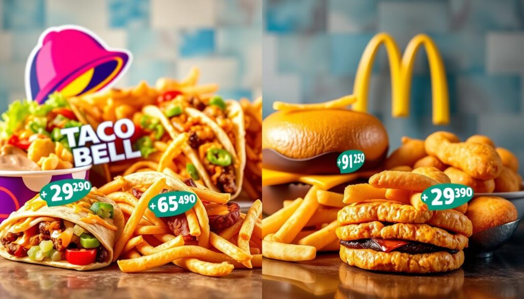 Taco Bell vs McDonald's calories comparison