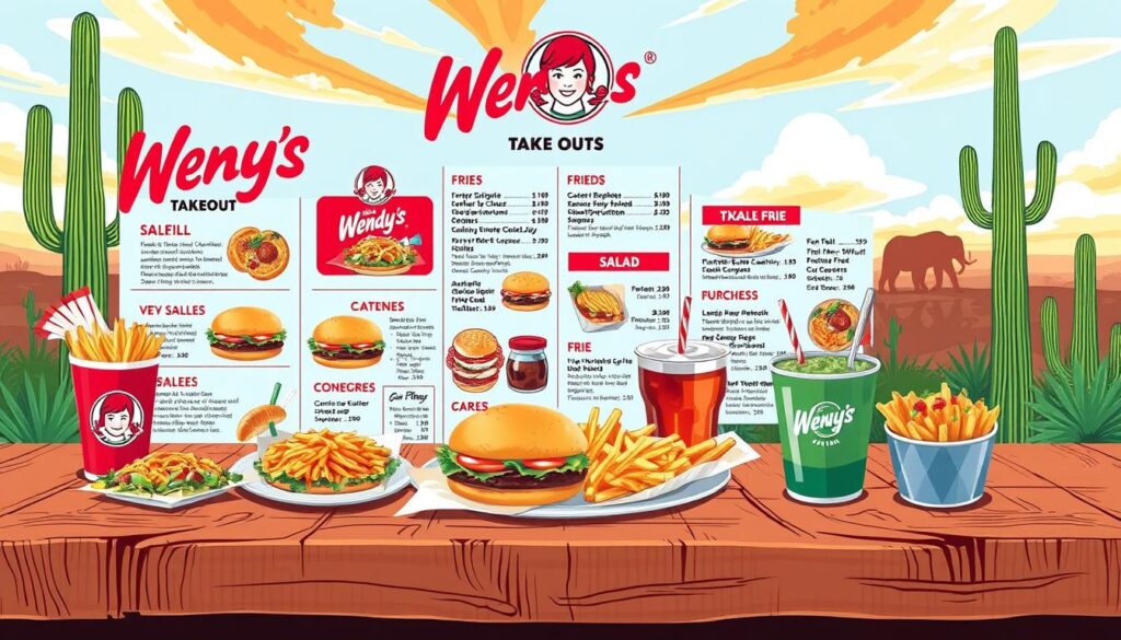 Wendy's Amarillo takeout menu