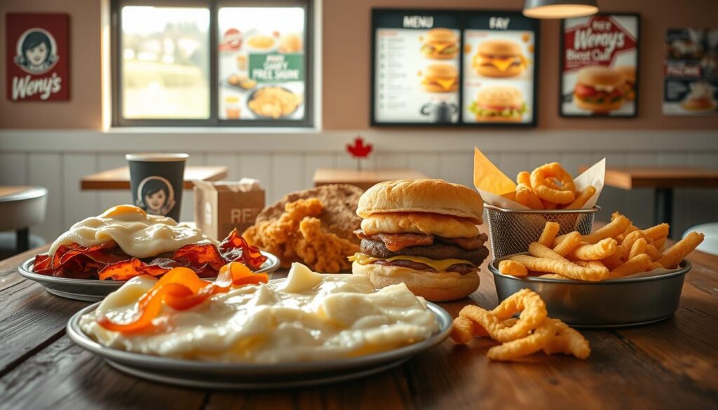 Wendy's breakfast prices in Canada