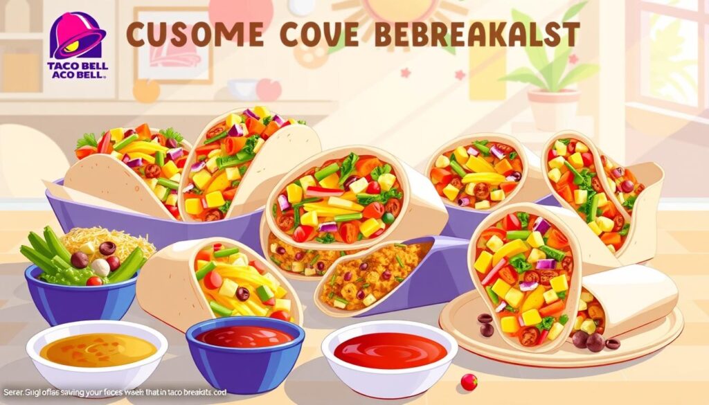 customizable breakfast orders at Taco Bell