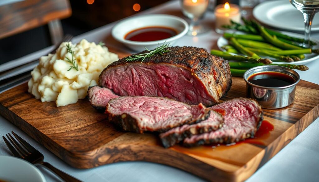 prime rib dinner menu