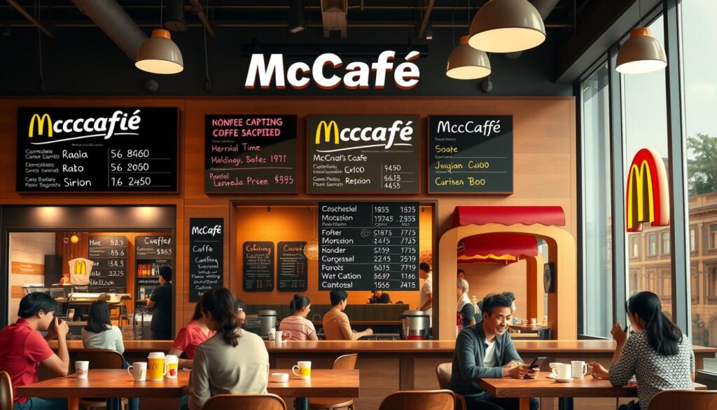 regional pricing variations at McDonald's McCafe