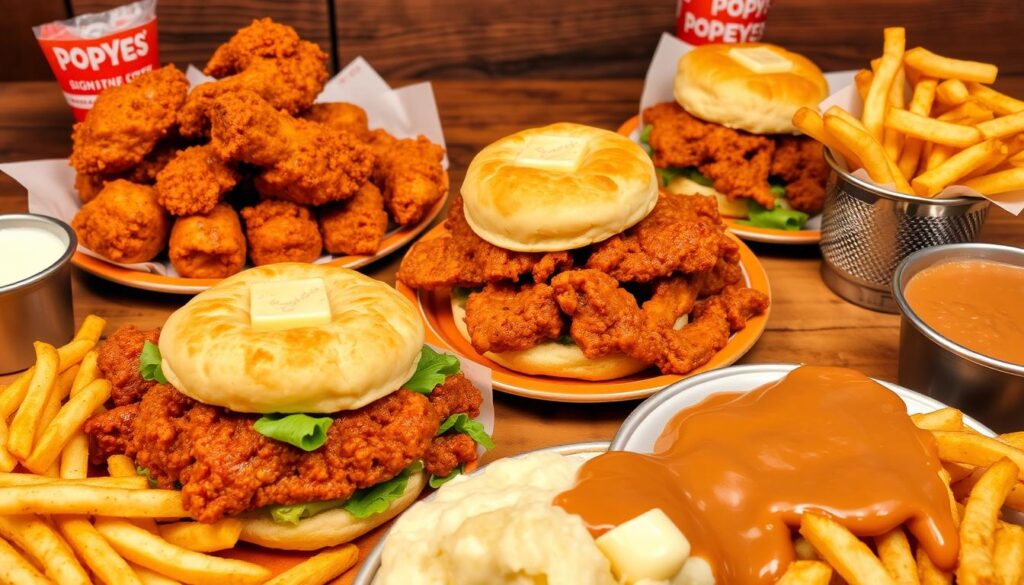 signature dishes at Popeyes