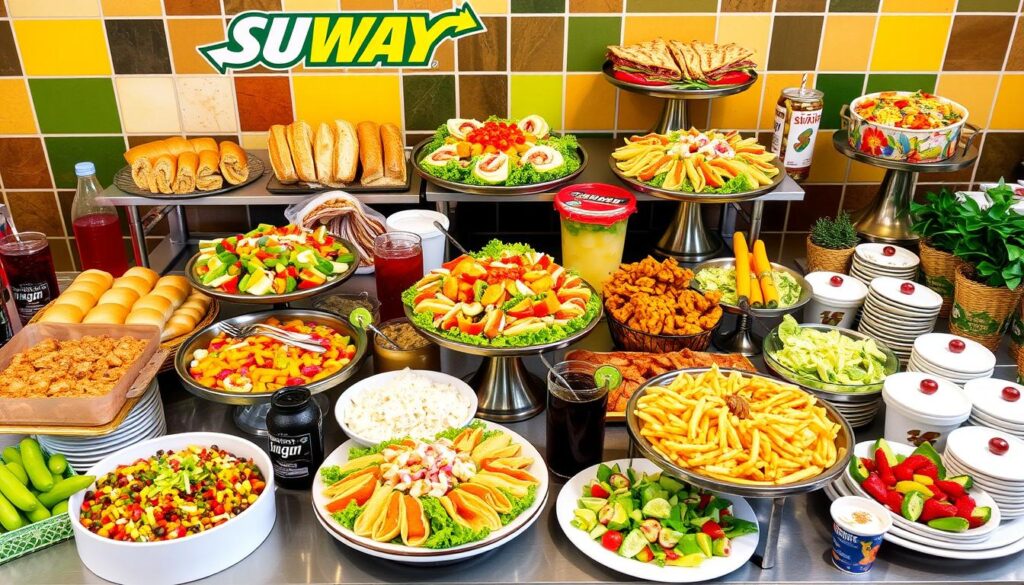 subway catering customizable options