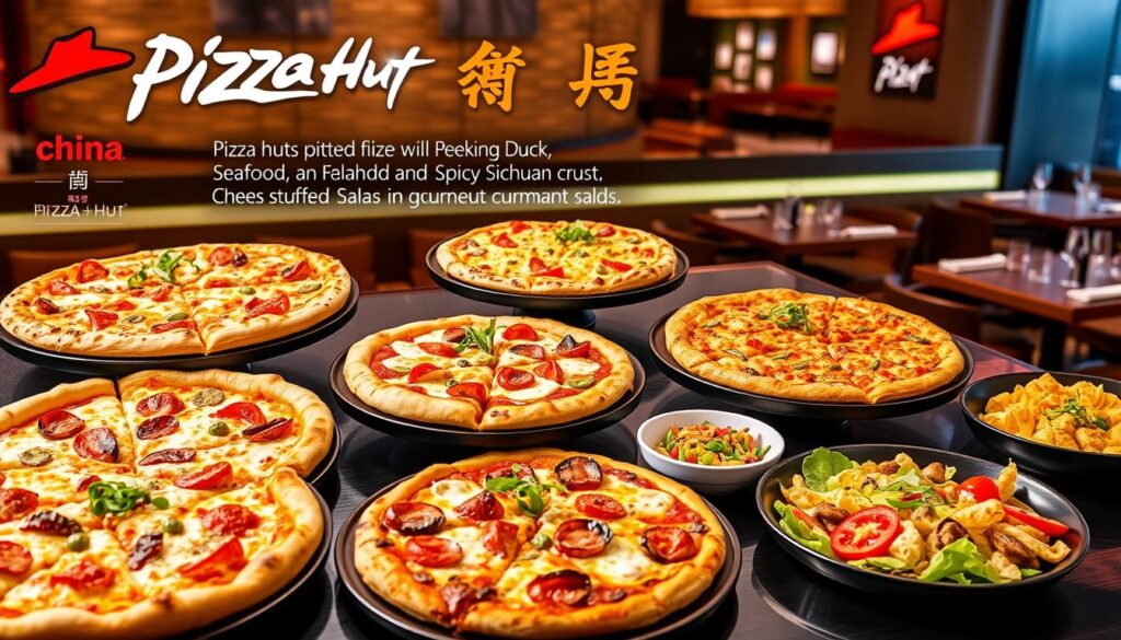 unique menu items at Pizza Hut China