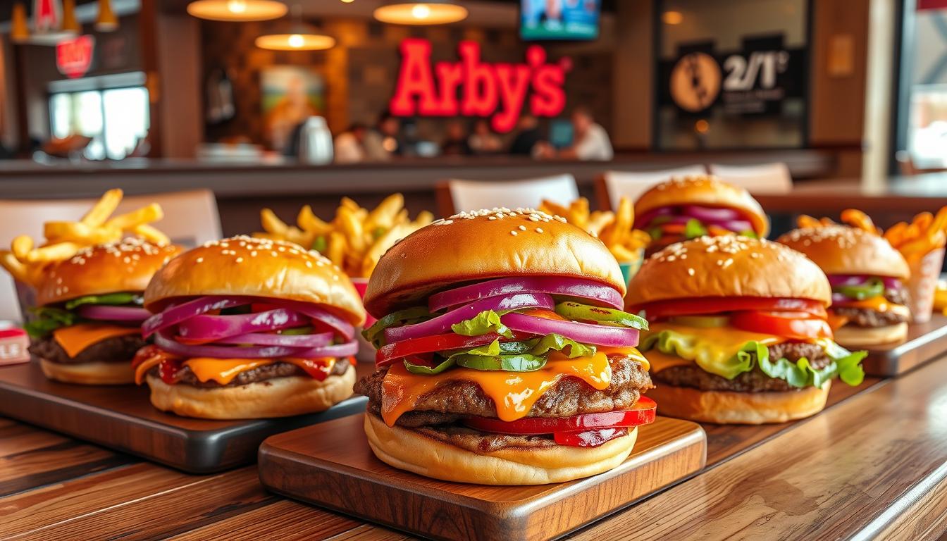 Arby's Burger Menu