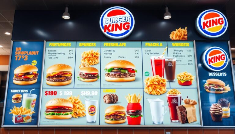 Burger King Full Menu With Prices