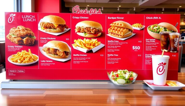 Chick-fil-A Lunch Menu With Prices