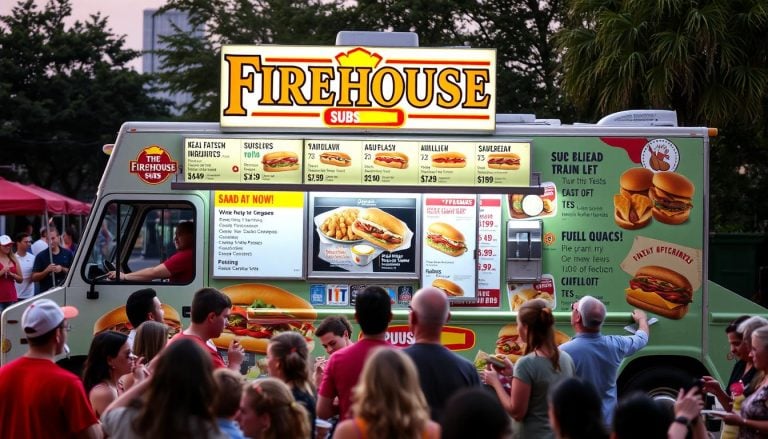 Firehouse Subs Food Truck Menu With Prices