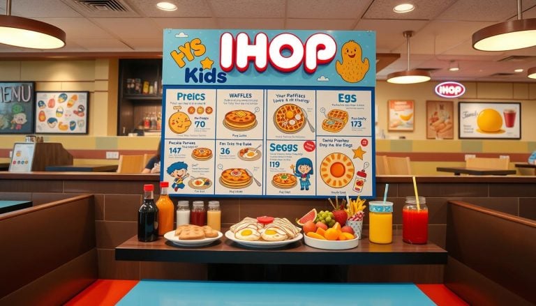 IHOP Kids Menu With Prices