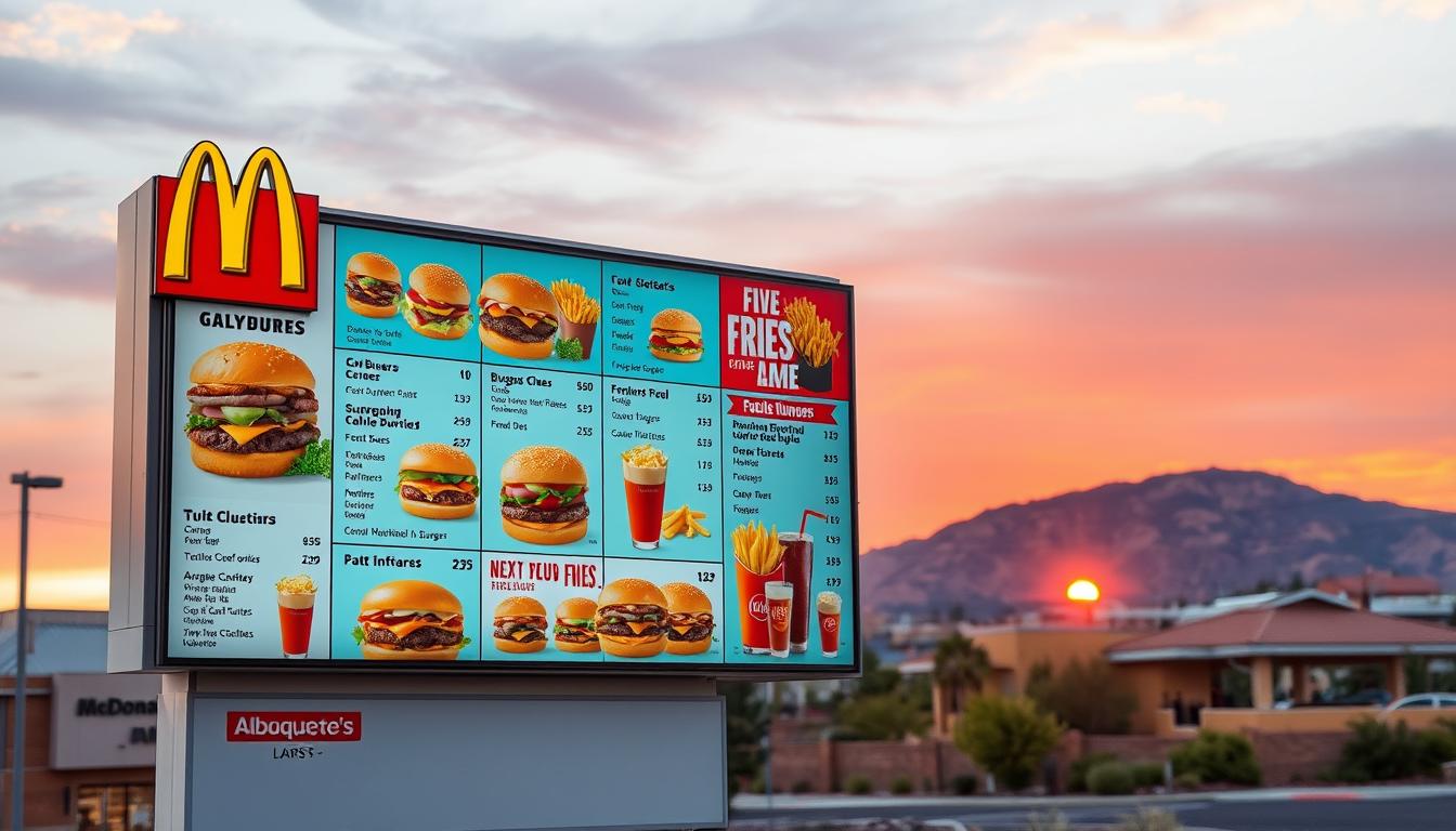 McDonald's Albuquerque Menu With Prices